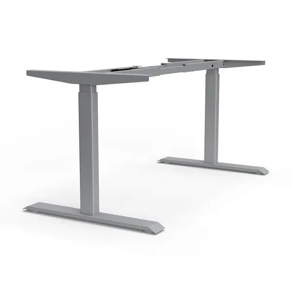 BMB Elektrisch höhenverstellbares Steh-Sitz-Gestell E-MORE 2M2S 695-1145 mm weißalukleinformatum RAL 9006 301 109219