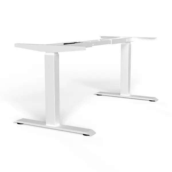 BMB Elektrisch höhenverstellbares Steh-Sitz-Gestell E-MORE 2M3S 610-1270 mm sauberweiß RAL 9010 301 109205