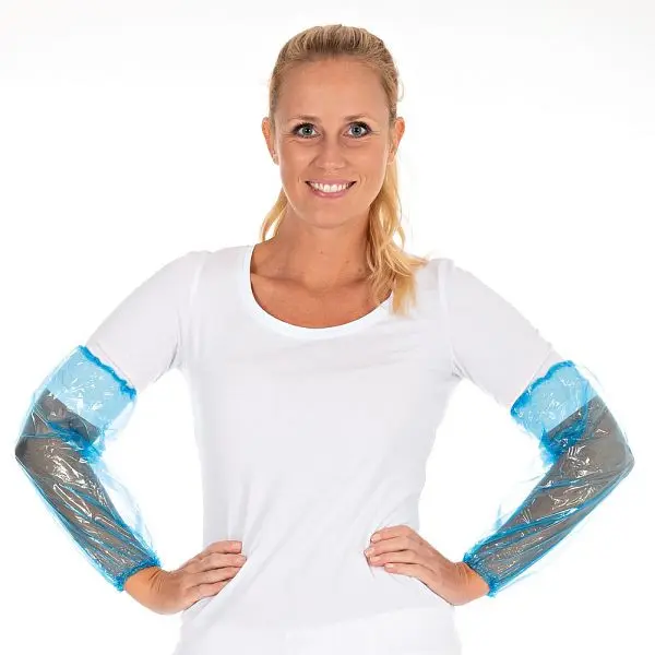 Hygonorm Ärmelschoner Light blau PE Länge 40 cm VE: 2000 Stück 28269