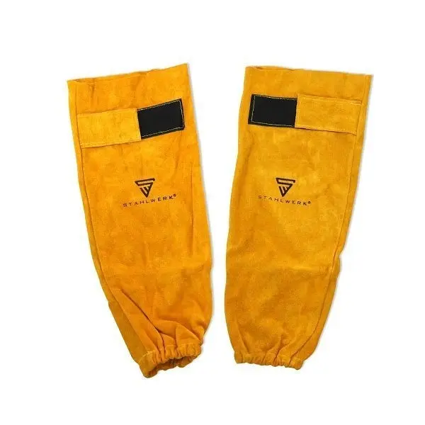 STAHLWERK Schweißer-Armspritzschutz aus Echt-Leder 5366