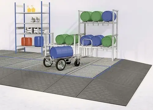 DENIOS Auffahrrampe ARK 8 aus Polyethylen (PE) für Bodenelemente BK 216677