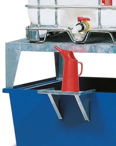 DENIOS Aufsteckbarer Kannenträger für IBC-Auffangwannen 274148