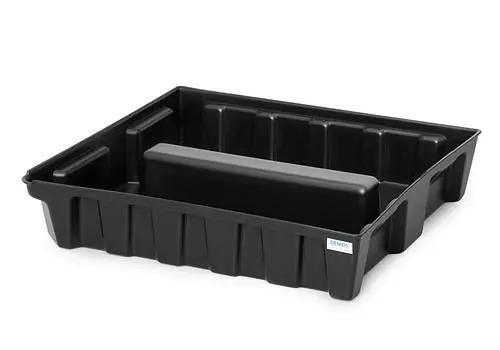 DENIOS base-line Kleingebindewanne base-line aus Polyethylen (PE) mit Ablauf ohne Gitterrost 70 Liter 290874