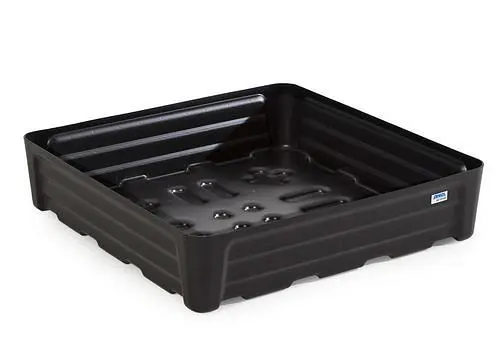 DENIOS Kleingebindewanne pro-line aus PE ohne Gitterrost 80 Liter 784 x 784 x 180 mm 248040