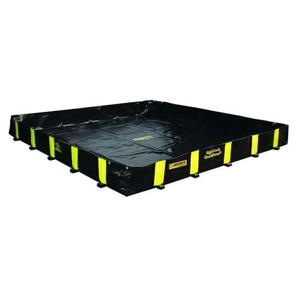 Justrite Rigid-Lock QuickBerm XT Fantikwanne 2850 243.8cm x 304.8cm JEN28500BL