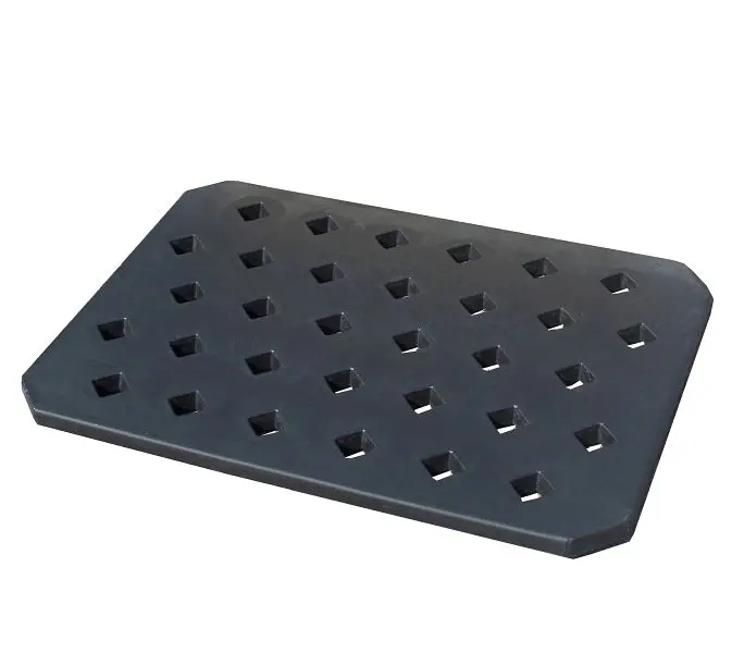 Schoeller Rost aus PE-Auffangwanne für Kleingebinde 79x585x25cm schwarz ST40Grid