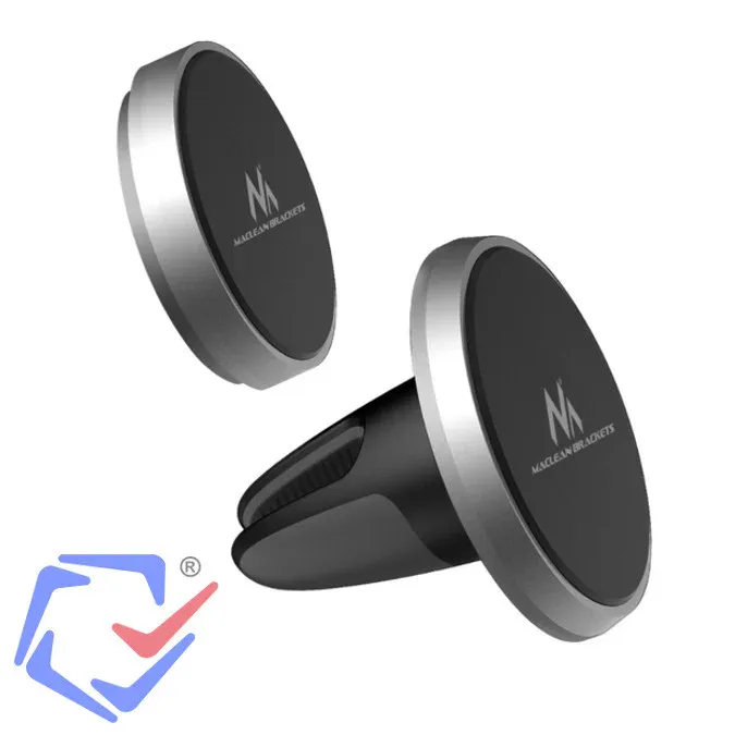 Maclean MC-746 2X Magnetischer Telefonhalter Magnet Halterung für Auto und zu Hause mit Abziehhilfe