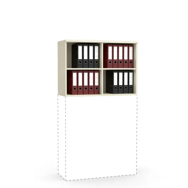 Deskin Aufsatz-Regal MULTI M Ahorndekor B 1000 x H 710 x T 420 mm 275020