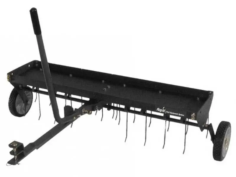 MGF DT42 - Entmooser Rasenlüfter für professionellen Rasentraktor - cm 107 Leise unter 85 dB()