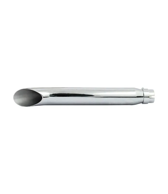Auspuff für Meteor 350 und Traditionell 350 - Turn Out Short - Chrom