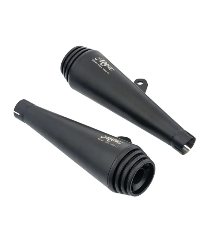 Auspuff für Street Twin und Speed Twin 900 - Saturn V Schwarz mit Rostlöser-Spray