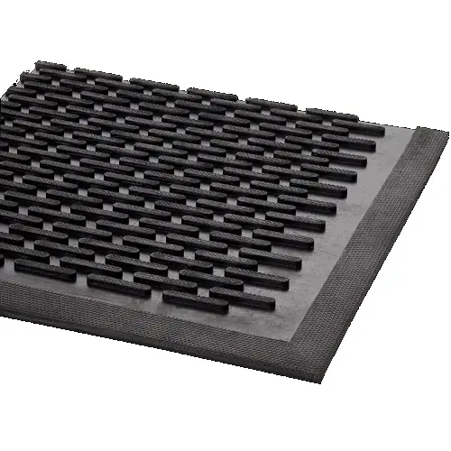 3' x 10' Crown-Tred Medium Traffic Outdoor Scraper Schwarz Mats