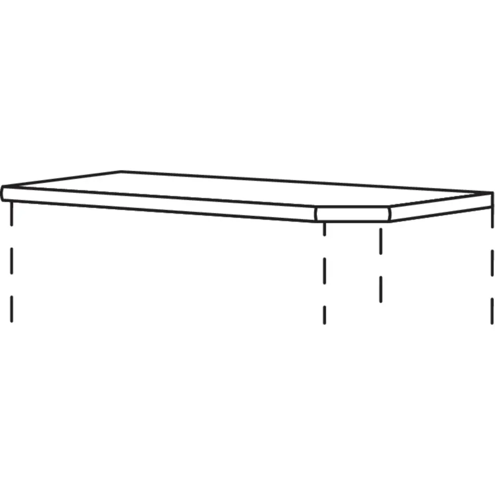 nobilia Mehrpreis für Abschrägung / Abrundung Abdeckböden, 10 mm / 16 mm / 25 mm kräftig ADB-AS für Haustiere geeignet