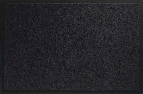 Nordwest Fußmatte waschbar grau PA L900xB2500xS7mm (90 x 120 cm)