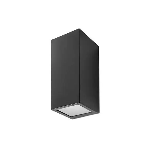 Forlight Wandleuchte Cube Schwarz Transparent PX-0056-NEG