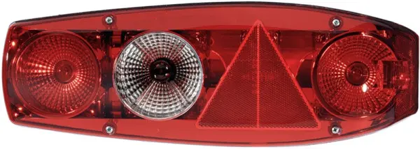 HELLA Heckleuchte Caraluna II Glühlampe 12V Einbau/geschraubt Lichtscheibenfarbe: rot Stecker: Flachstecker rechts für A...