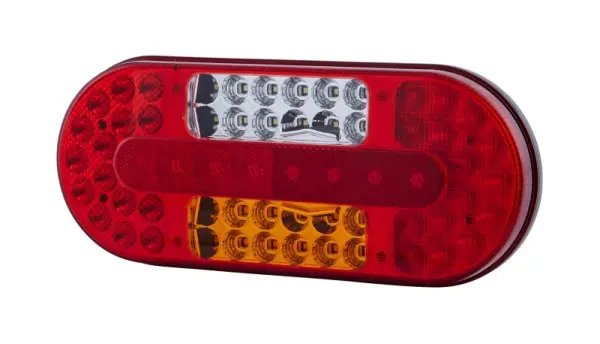 HELLA VALUEFIT Heckleuchte Valuefit LED 24/12V Anbau/geschraubt Lichtscheibenfarbe: mehrfarbig Stecker: offene Kabelenden ...