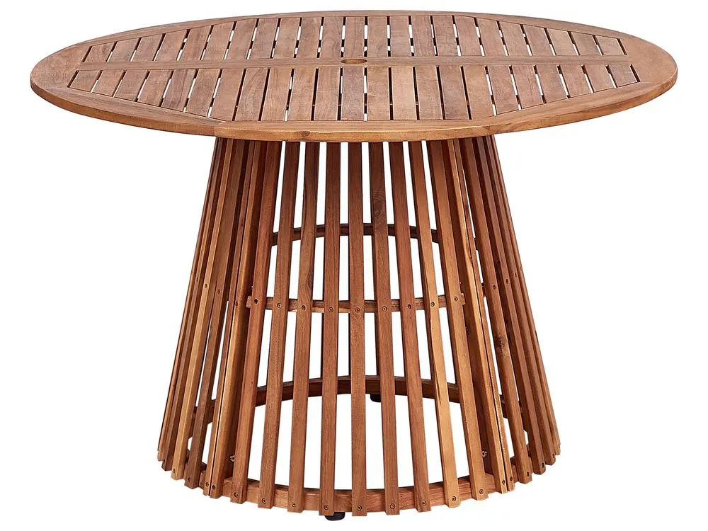 Gartentisch AGELLO 120 cm 120 cm Akazienholz Braun