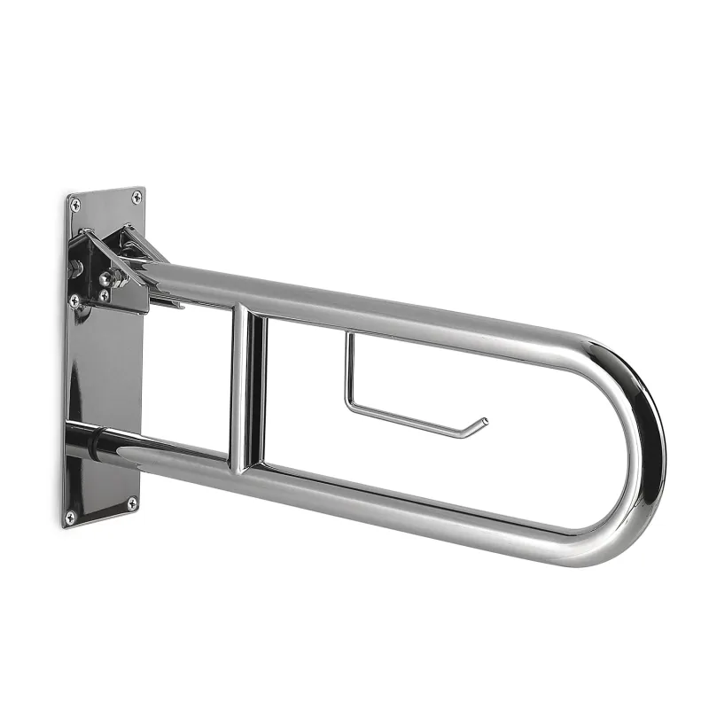 Sechskant- Kippbarer Halter mit Rollenhalter Modell Snug von Gedy - Verchromt