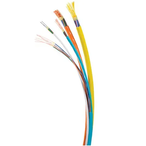 Indoor/Outdoor 4 Strand 2.0mm Breakout Multimode Plenum Orange Fiber Optic Cable BX004KWLS9OP