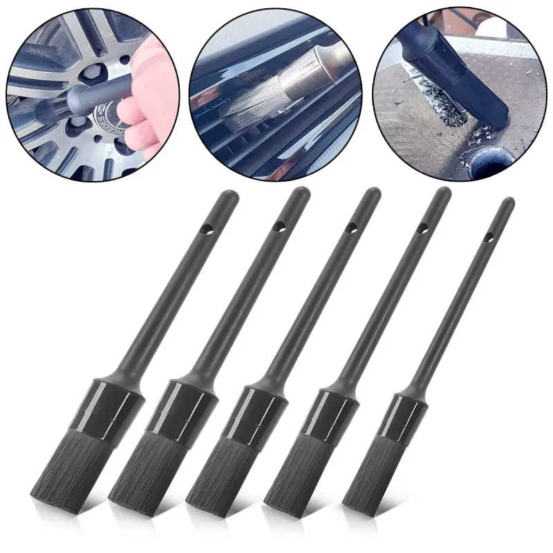 Steelworks Auto cleaning brushes 5 Set Autopflege brushes | Detailing brushes | Aut wash set | Umfassend brushes cleaning ...
