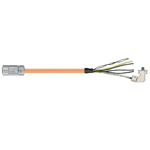 Igus MAT9751710 (4G1.0+(2x0.75)C+(2xAWG22)C)C Einzel SpeedTec DIN Connector Allen Bradley 2090-CSBM1DE-18AF Power Cable 1