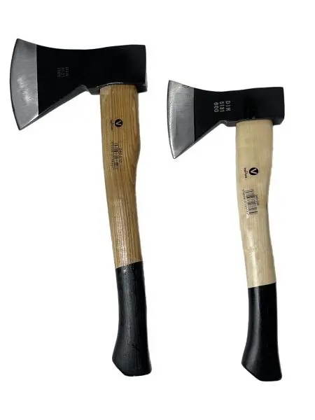 VaGo-Tools Beil Gartenaxt Spantikaxt Spantikbeil Holzstiel 2-teiliges Set Axt 600 1000 g 240-006/010_fv
