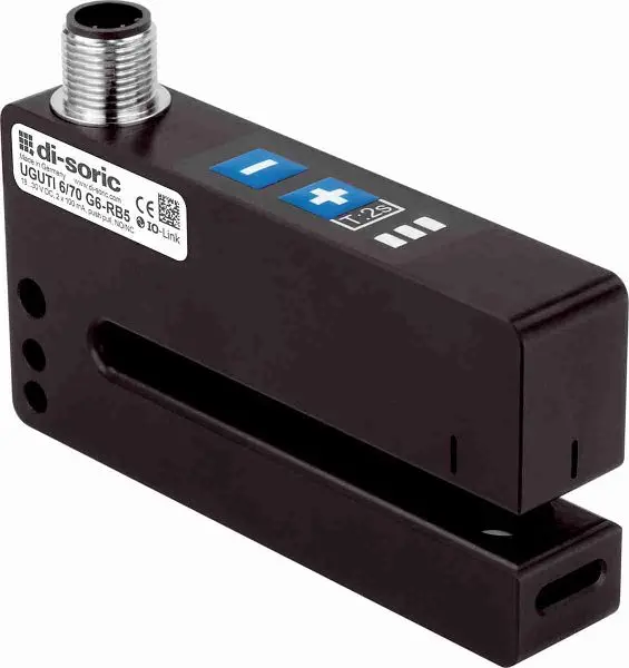 di-soric UGUTI 6/70 G6-RB5 Ultschnellall-Etikettensensor Steckerabgang nach oben 210259