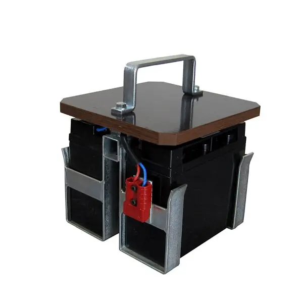 Ebinger Wechselakku Hantikerung mit Ladebuchse 2 x Akku 12V - 18Ah 78430