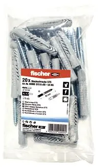Fischer Stockschraube STS 8x80 + UX BG VE: 10 Stück 90000