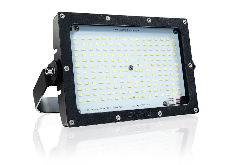 GIFAS Flutlichtstrahler "AlphaLUXX 25" Lichtstrom: 3544 lm Frontscheibe: 3 mm Polycarbonat 800083