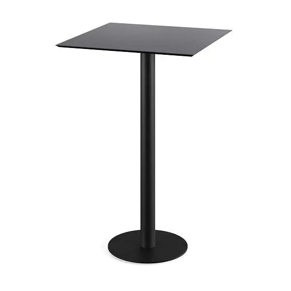 Essentials Urban Stehtisch Schwarz gestell + Schwarz HPL 70x70 cm 130041077
