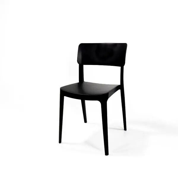 Essentials Wing Chair Schwarz Stapelstuhl Kunststoff 50916