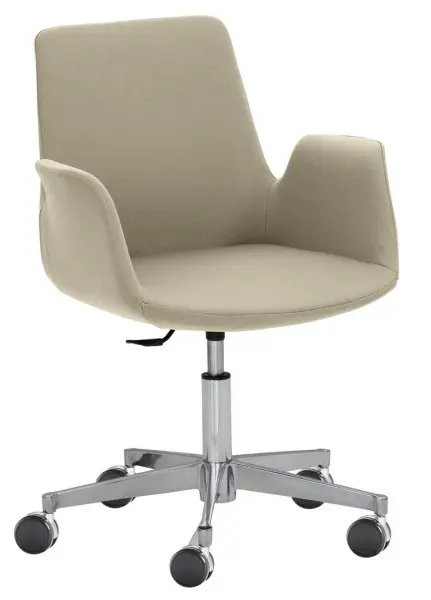 Mayer Sitzmöbel Sessel Mit Alu-Fußkreuz (ø 61 cm) taupe 2010_01_30484