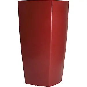 Pflanzbehälter, TREVIA I, HxBxT 1500 x 777 x 777 mm, rubinrot.