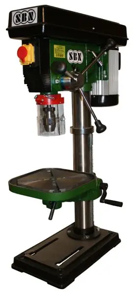 SBN Tischbohrmaschine SB 20B 230 Volt 11 KW Motor mit Schnellspannbohrfutter Bohrleistung: 20 mm 25011
