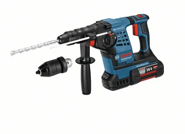 Bosch Akku-Bohrhammer mit SDS plus GBH 36 VF-LI Plus 2 x 4.0 Ah Li-Ion Akku L-BOXX 0611907002