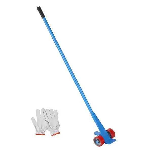 VEVOR Hebelstangen mit Rollen 1524cm Palettenbrecher 4 Tonnen Tragfähigkeit Brechstangen Q235 Kohlenstoffstahl QG6600IBS5...