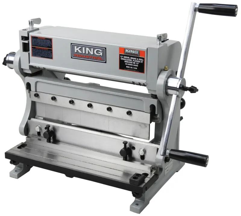 12" x 20 Ga. 3--1 Brake Shear & Roll No. KC-1220 robuster Ausführung