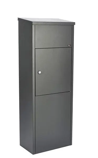 Allux Paketbriefkasten Allux 600 Anthrazit mit Zylinderschloss F54617