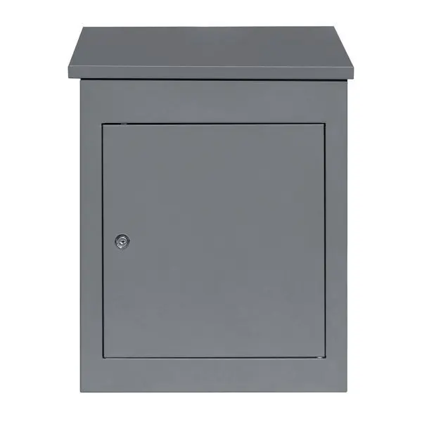 Monster Paketkasten Paketbox Anti-Diebstahl Paketbriefkasten Grau Postbox Postkasten 210557