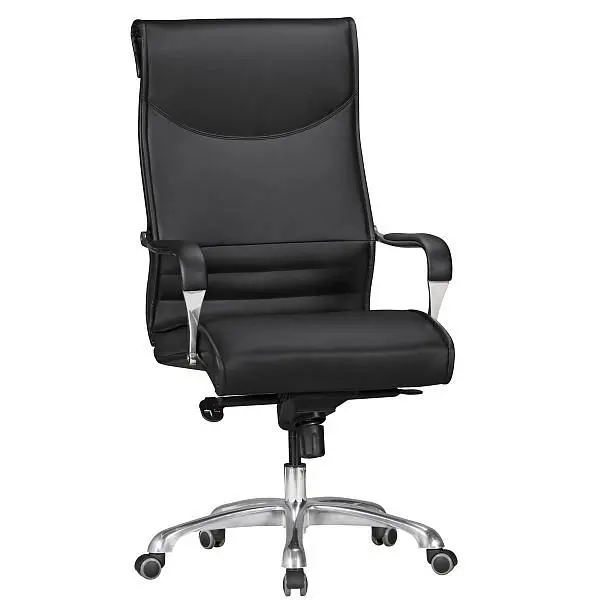 Amstyle Bürostuhl Bigboss Kunstleder Schwarz SPM1.404