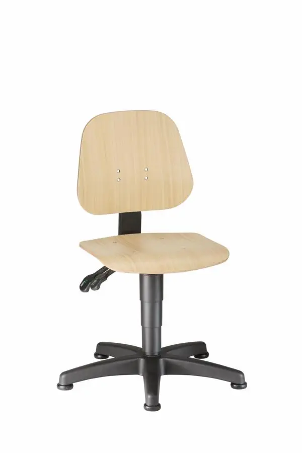 bimos Unitec mit Gleiter und Holz Sitzhöhe 440-620 mm 9650-3000