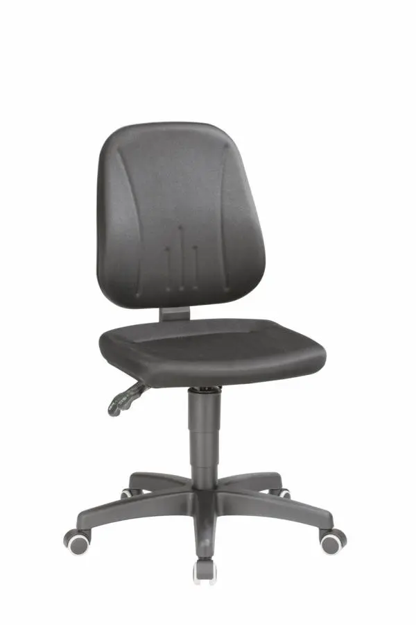 bimos Unitec mit Rollen und Stoff schwarz Sitzhöhe 440-620 mm 9653-CI01
