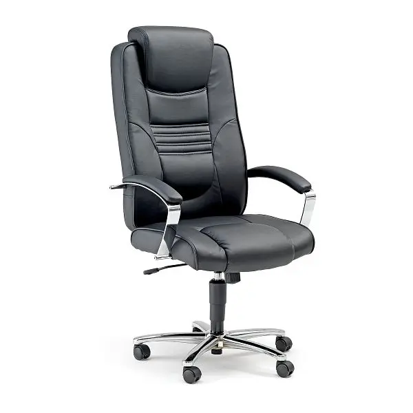 AJ Bürostuhl DOVER Kunstlederbezug schwarz 12966