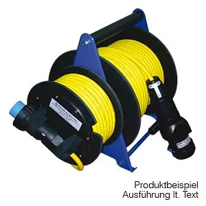 GIFAS EX- Vollgummi-Leitungsroller Typ 518 nach DIN 14680-A1EX-Bereiche 1 + 2 Eingang: 5 m GIFAS-PROFLEXX-07 Leitung 3 x 2...