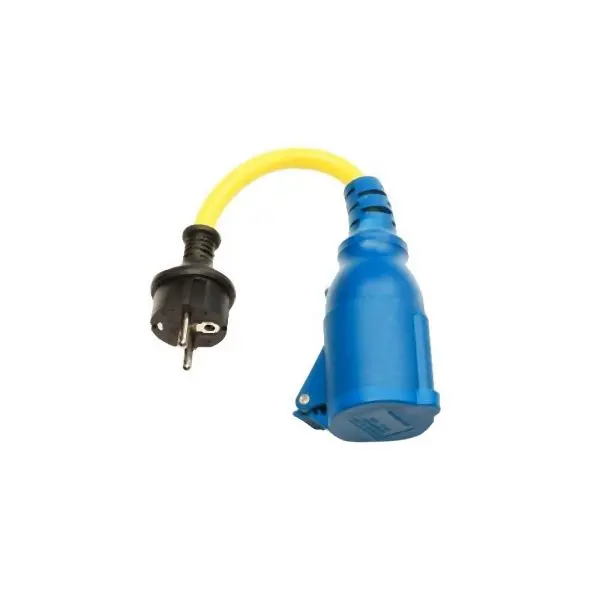 Victron Energy Übergangsstück 16A 250V Schuko Stecker auf CEE Kupplung 8-67-009320