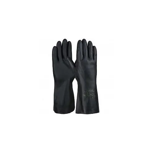 PRO FIT Neopren/Latex Chemikalienschutzhandschuh 30 cm schwarz Grösse: 7 VE: 12 Paar 60381-7