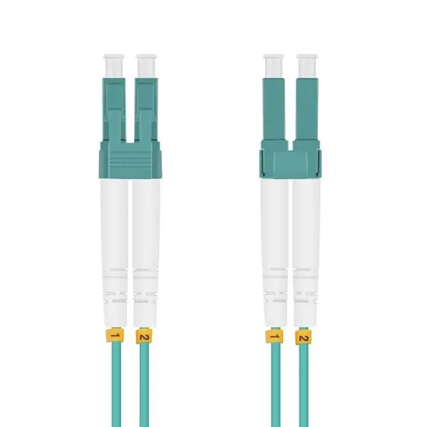 Helos LWL Patchkabel LC/LC Duplex50/125µm OM3 aqua 50m 115720