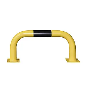 Rammschutzbügel, Ø 76 mm, zum Aufdübeln, für den Außenbereich, HxB 350 x 750 mm.